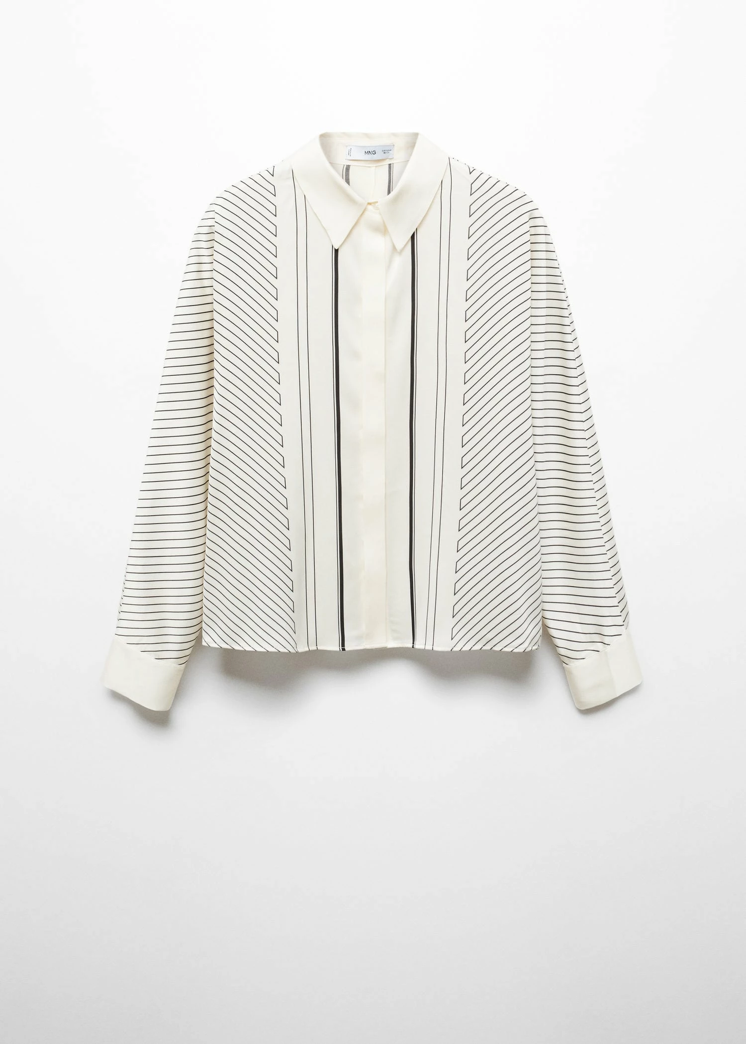 Chemise à Rayures Satinée 12 Chemise à Rayures Satinée – Image 10