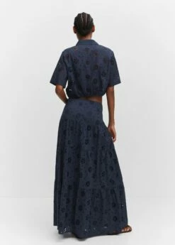 Chemise Brodée Crop -Promos Mango Boutique 57025794 56 R