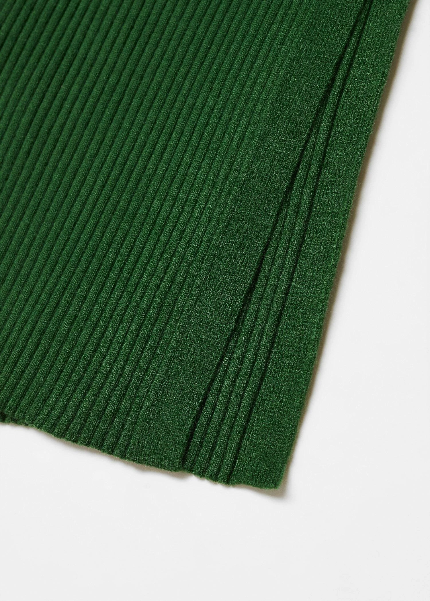 Robe Maille Côtelée Col V 7 Robe Maille Côtelée Col V – Image 5