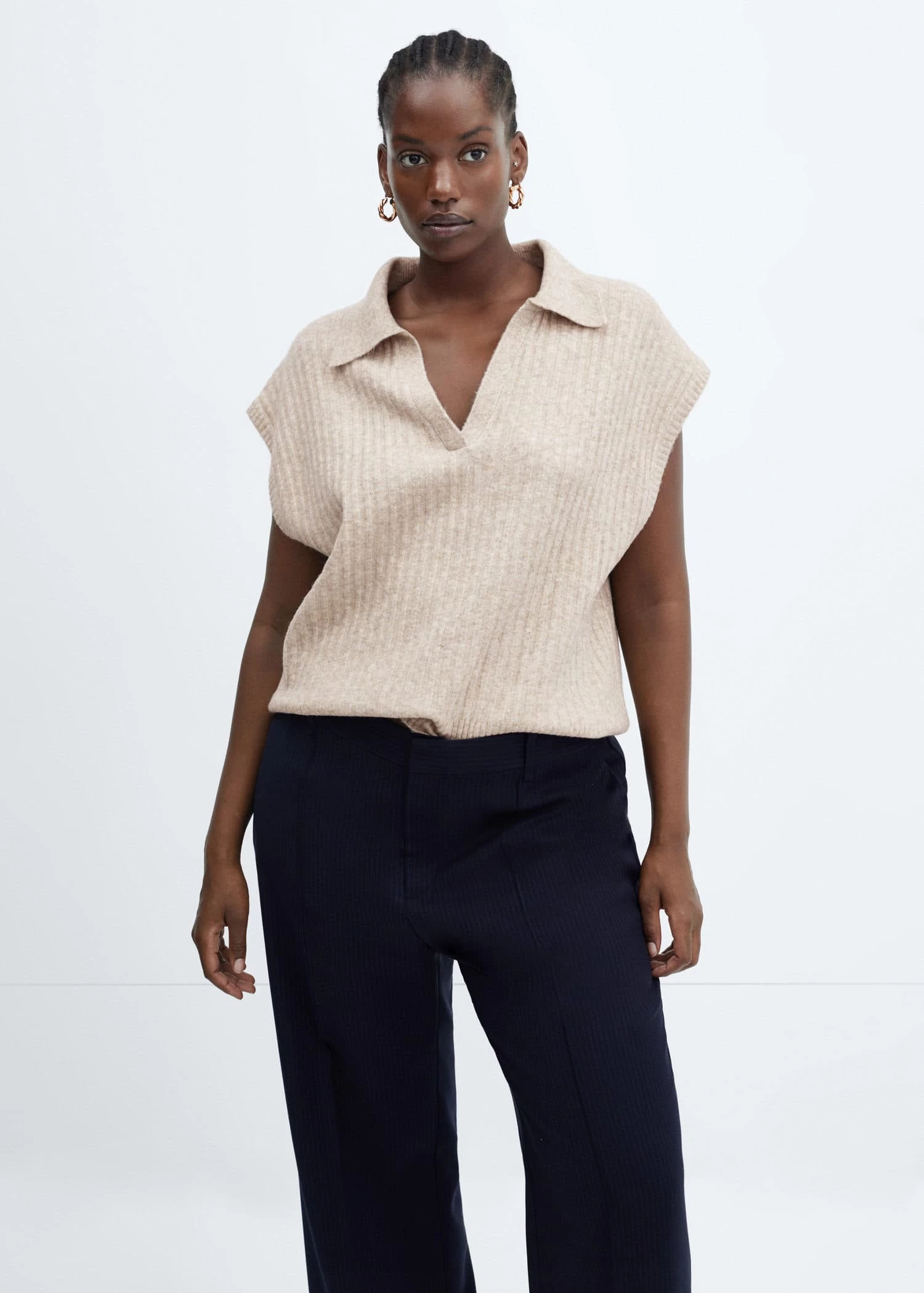 Gilet Maille Col Polo 10 Gilet Maille Col Polo – Image 8