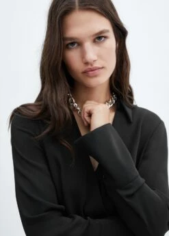 Robe Fluide Boucle -Promos Mango Boutique 57025966 99 D1