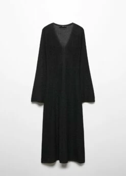 Robe Midi Maille Lurex -Promos Mango Boutique 57027717 99 B