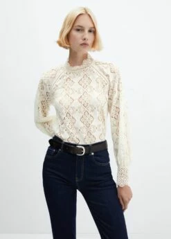 Blouse Détails Ajourés