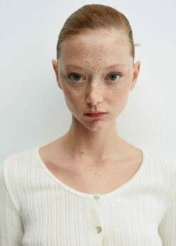 Cardigan Cache-cœur Nœud -Promos Mango Boutique 57027755 05 D1