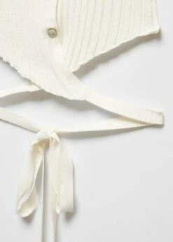 Cardigan Cache-cœur Nœud -Promos Mango Boutique 57027755 05 D8