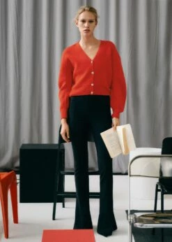 Cardigan Maille Boutons Bijoux -Promos Mango Boutique 57027756 70 D6