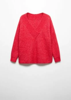 Pull-over Grosse Maille Col V 15 Pull-over Grosse Maille Col V -Promos Mango Boutique 57029092 70 B