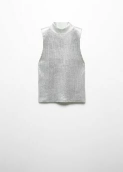 Top Métallisé Maille -Promos Mango Boutique 57029121 PL B