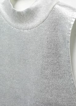 Top Métallisé Maille -Promos Mango Boutique 57029121 PL D8