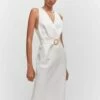 Robe Lin Ceinture -Promos Mango Boutique 57030004 02