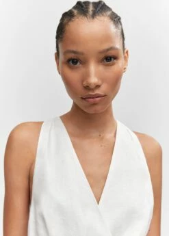 Robe Lin Ceinture -Promos Mango Boutique 57030004 02 D1