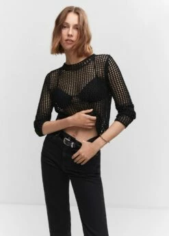 Pull-over Ajouré Lurex