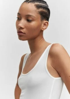 Débardeur Décolleté Plongeant -Promos Mango Boutique 57032882 01 D1