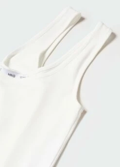 Débardeur Décolleté Plongeant -Promos Mango Boutique 57032882 01 D8