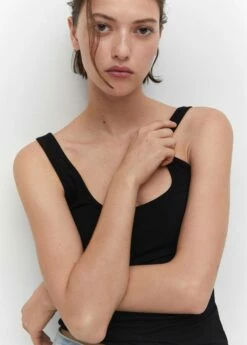 Débardeur Décolleté Plongeant -Promos Mango Boutique 57032882 99 D1