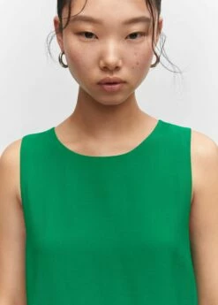 Robe Courte Sans Manches -Promos Mango Boutique 57033801 43 D1