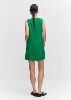 Robe Courte Sans Manches -Promos Mango Boutique 57033801 43 R