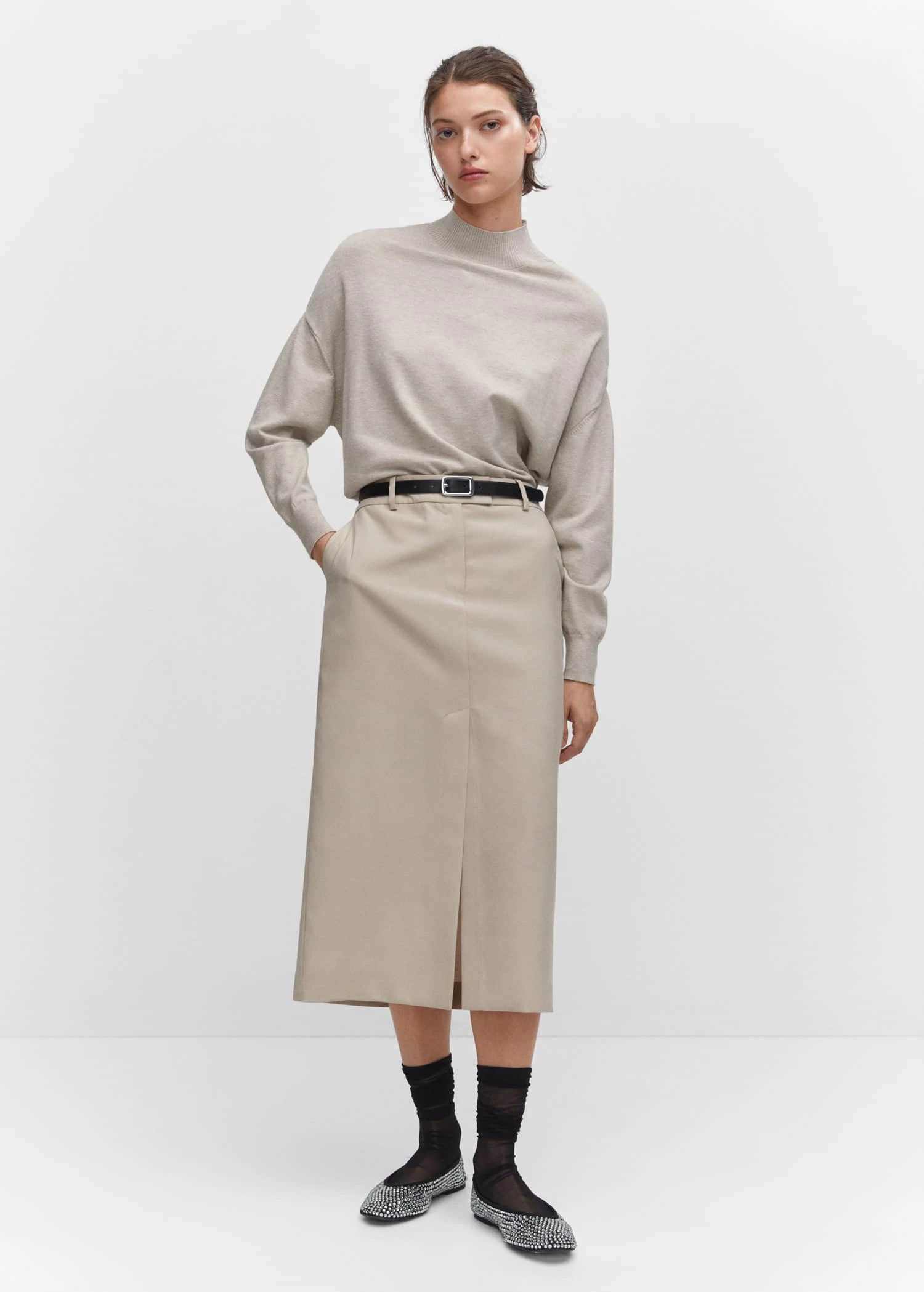 Pull-over Oversize Col Montant 4 Pull-over Oversize Col Montant – Image 2