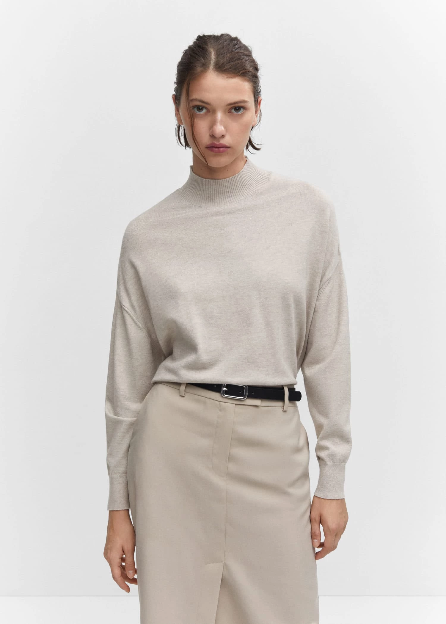 Pull-over Oversize Col Montant 3 Pull-over Oversize Col Montant