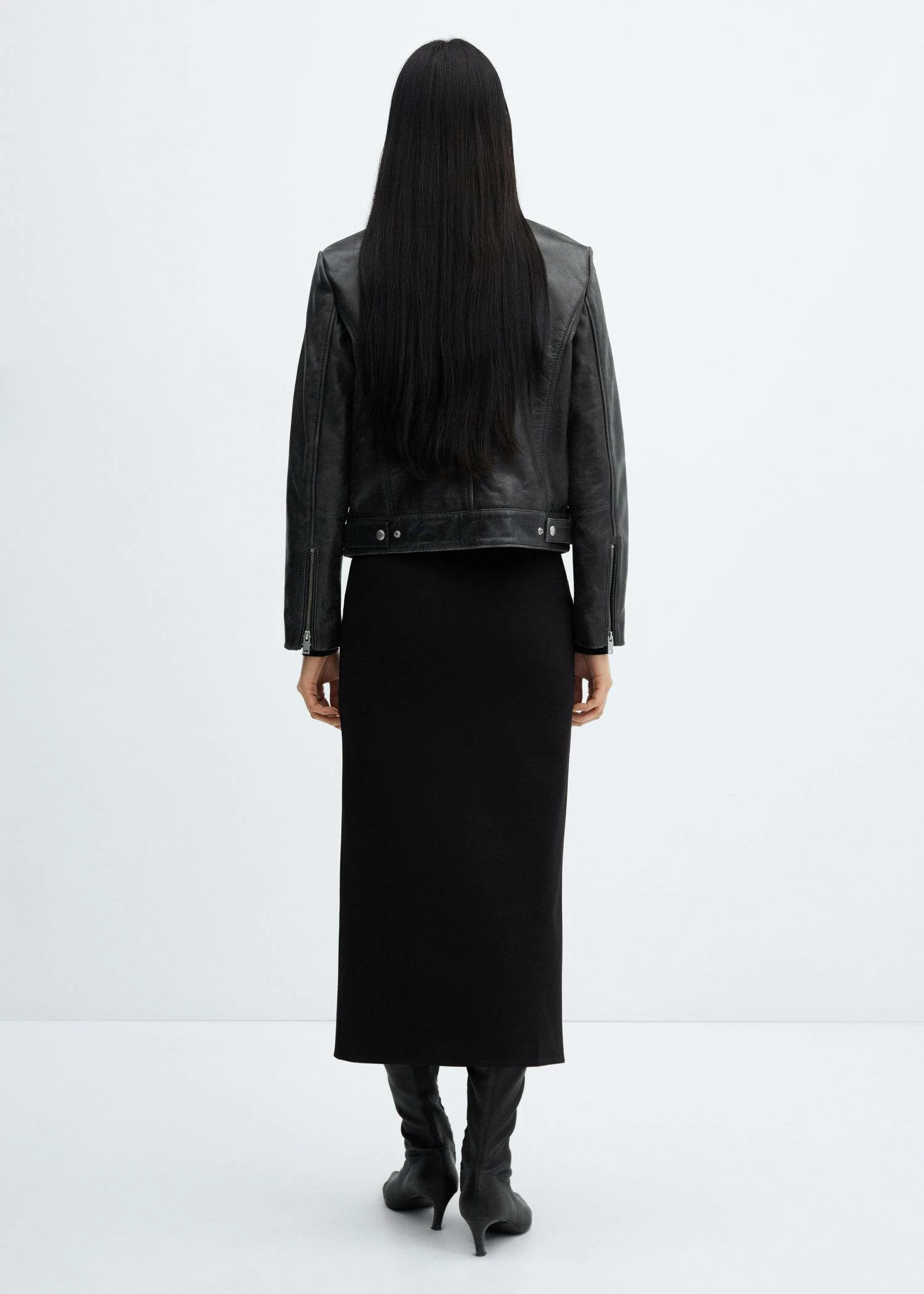 Jupe Midi Fendue à L’avant 5 Jupe Midi Fendue à L’avant – Image 3