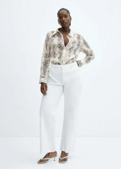 Chemise Lyocell En Imprimé Serpent 15 Chemise Lyocell En Imprimé Serpent -Promos Mango Boutique 57033820 02 D3