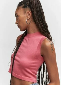 Crop Top Emmanchures Américaines -Promos Mango Boutique 57034006 85 D1