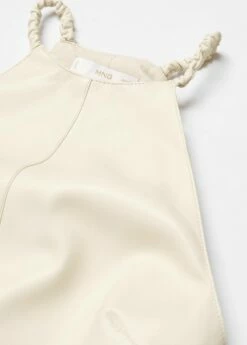 Robe Emmanchures Américaines Similicuir -Promos Mango Boutique 57034403 05 D8