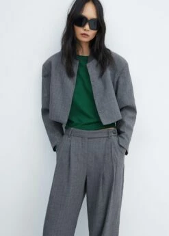 Pull-over Maille Fine Col Rond -Promos Mango Boutique 57034407 49 D2