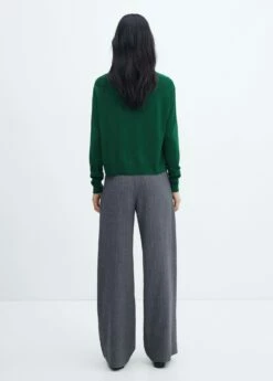 Pull-over Maille Fine Col Rond -Promos Mango Boutique 57034407 49 R