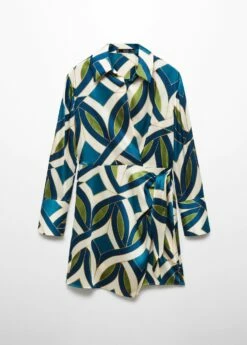 Robe Satinée Imprimée -Promos Mango Boutique 57034434 52 B