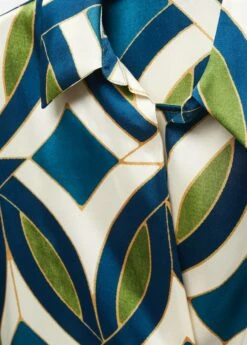 Robe Satinée Imprimée -Promos Mango Boutique 57034434 52 D8