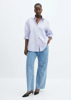 Chemise Oxford 100 % Coton -Promos Mango Boutique 57034782 50 D3