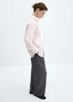 Chemise Oxford 100 % Coton -Promos Mango Boutique 57034782 85 D2