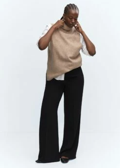 Gilet Maille Col Roulé -Promos Mango Boutique 57035795 35 D3