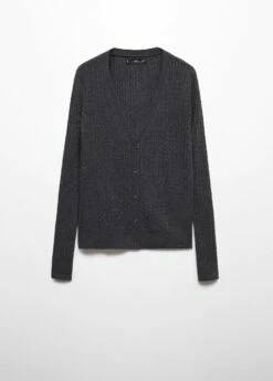 Cardigan Laine Torsades -Promos Mango Boutique 57035802 95 B