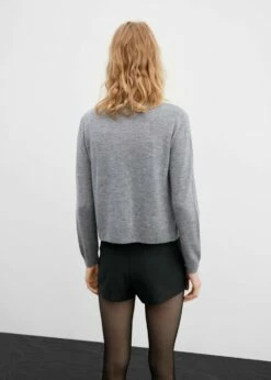 Cardigan Laine Col Rond -Promos Mango Boutique 57035803 94 R