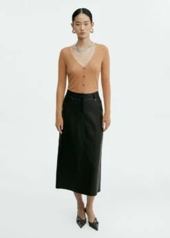 Cardigan Laine Boutons -Promos Mango Boutique 57035805 09 99999999 01