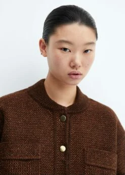 Cardigan Poches Style Bomber -Promos Mango Boutique 57035808 30 D1