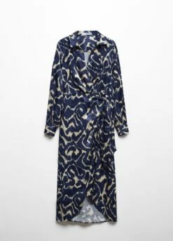 Robe Imprimée Nœud 15 Robe Imprimée Nœud -Promos Mango Boutique 57037736 52 B