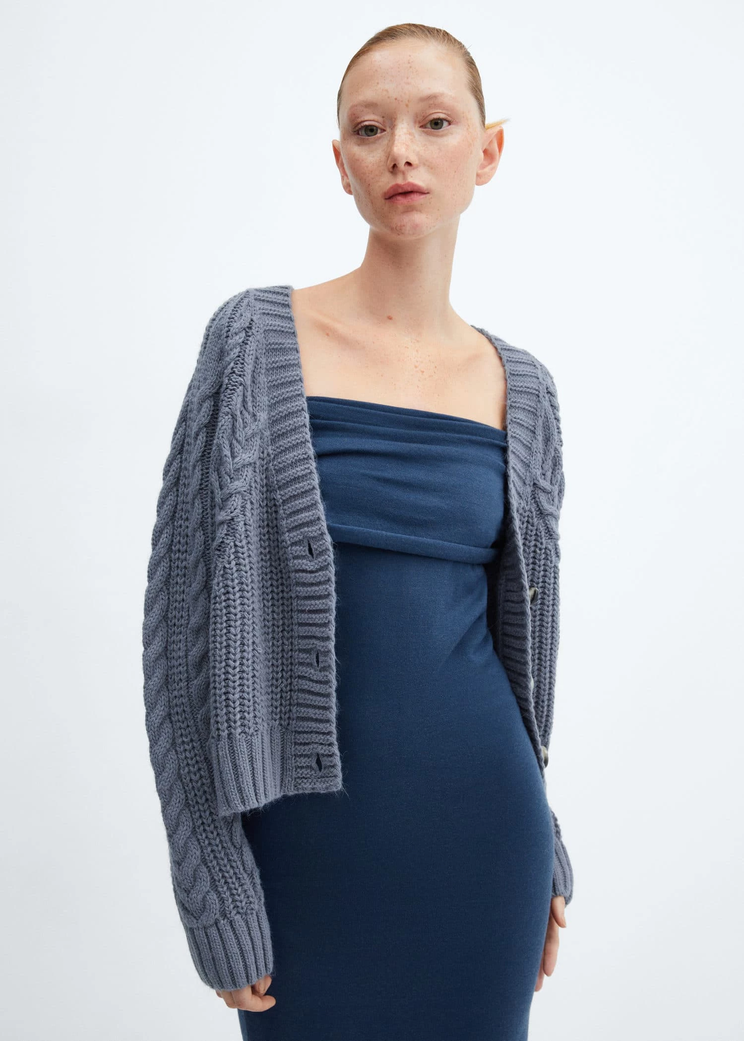 Cardigan Maille Torsadée Boutons 3 Cardigan Maille Torsadée Boutons