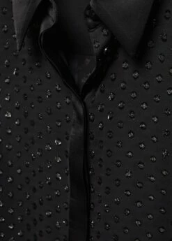 Chemise Semi-transparente Plumetis -Promos Mango Boutique 57038268 99 D8