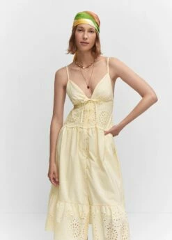 Robe Chemise Détails Ajourés