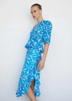 Blouse Croisée Nœud -Promos Mango Boutique 57040214 52 D2