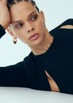 Top Maille Dos Nu -Promos Mango Boutique 57040254 99 D6