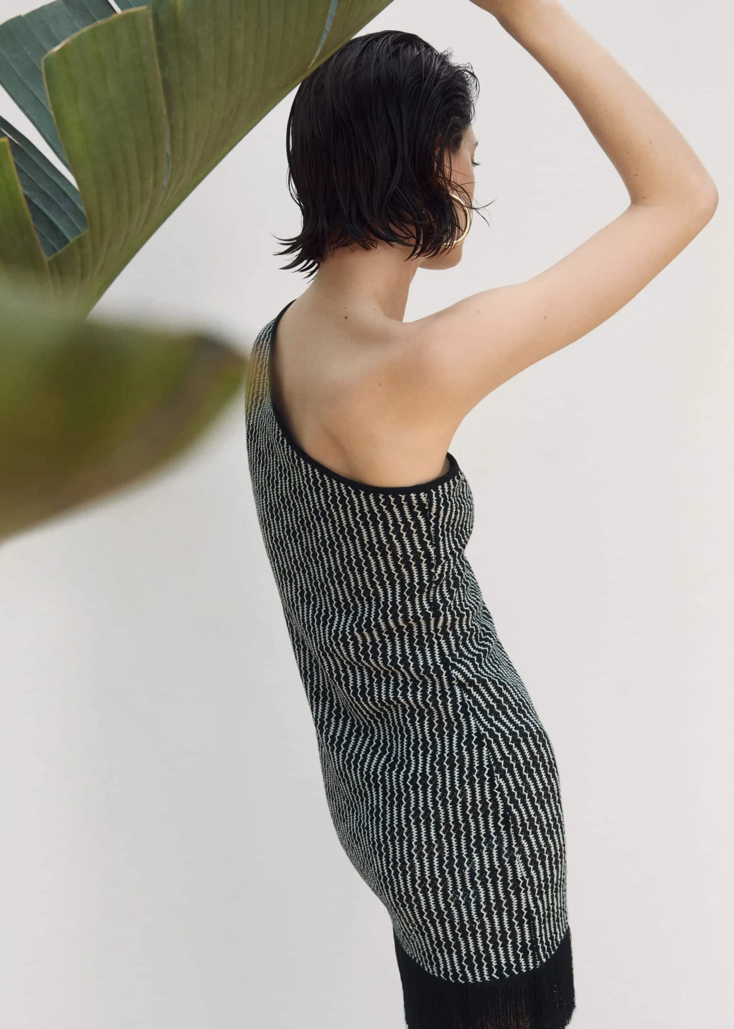 Robe Asymétrique Détail Franges 8 Robe Asymétrique Détail Franges – Image 6