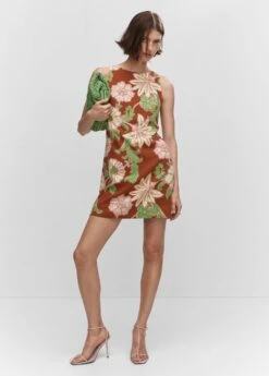 Robe Lin Ouverture Dos 16 Robe Lin Ouverture Dos -Promos Mango Boutique 57040276 30 99999999 01