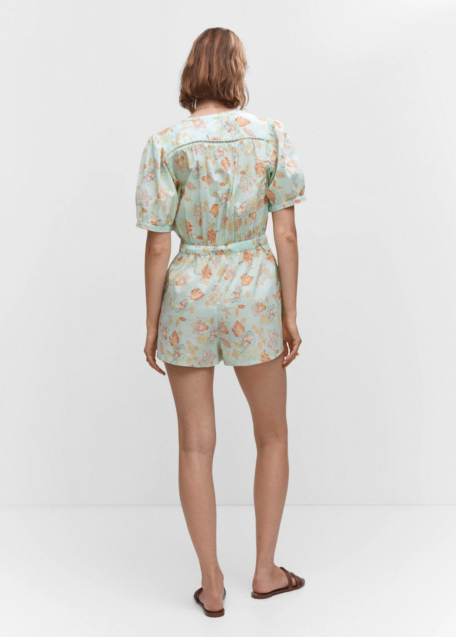 Combi-short à Fleurs 5 Combi-short à Fleurs – Image 3