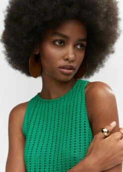 Top Maille Ajourée -Promos Mango Boutique 57040299 43 D1