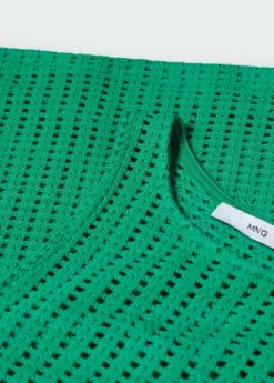 Top Maille Ajourée -Promos Mango Boutique 57040299 43 D8