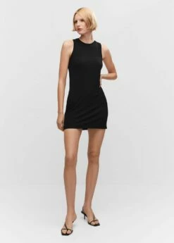 Robe Courte Maille -Promos Mango Boutique 57040302 99 99999999 01